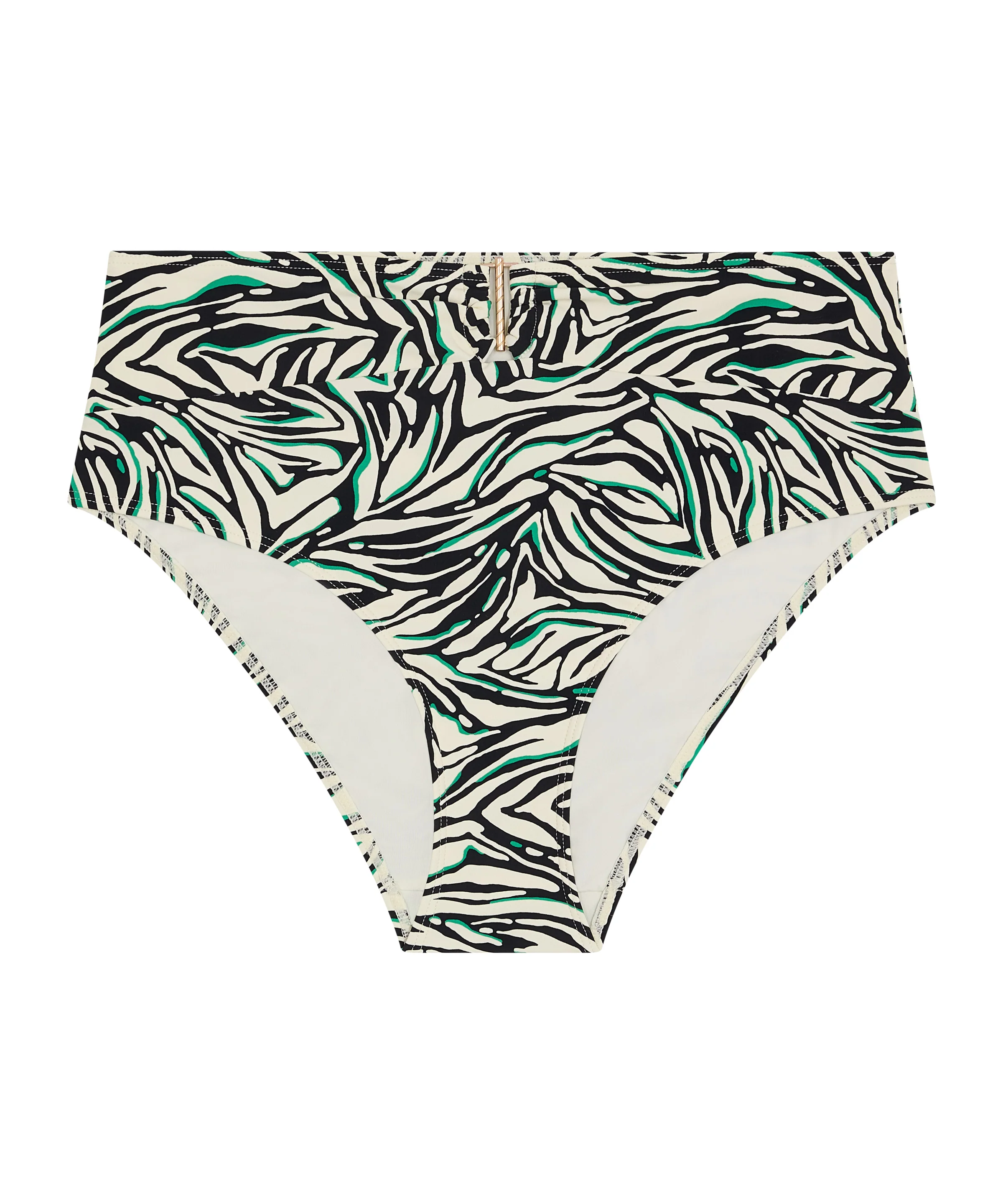 Tropical Splash Bas de maillot de bain sculptant Wild Stripes - Image 5