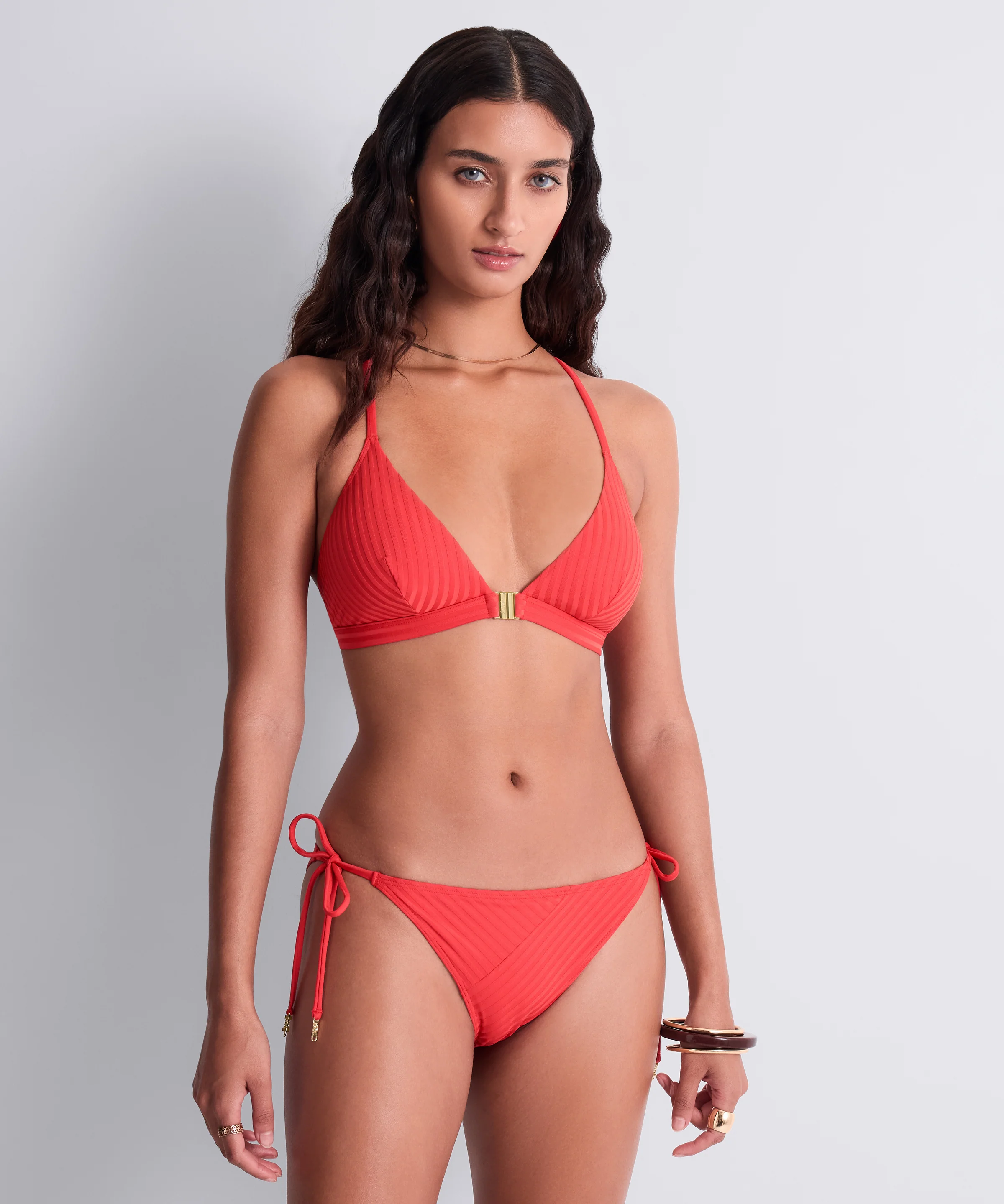 Sun Pop Bas de maillot de bain taille basse Corail - Image 2