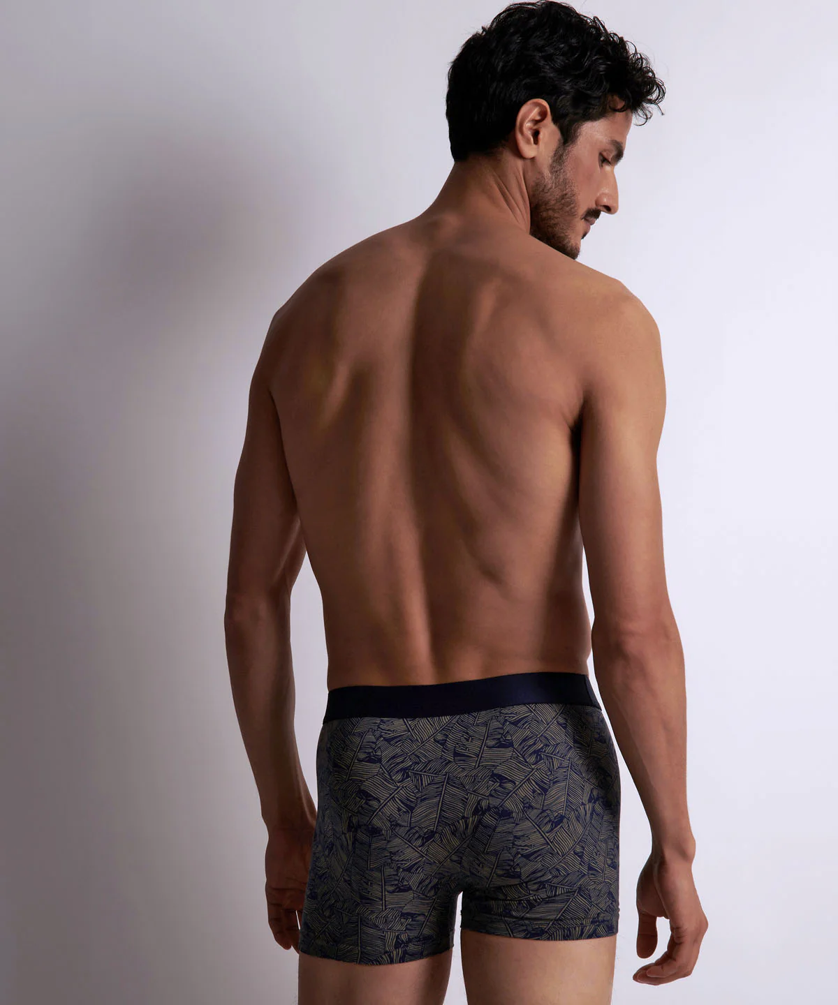 Aubade Homme Boxer homme Marine Palm - Image 4