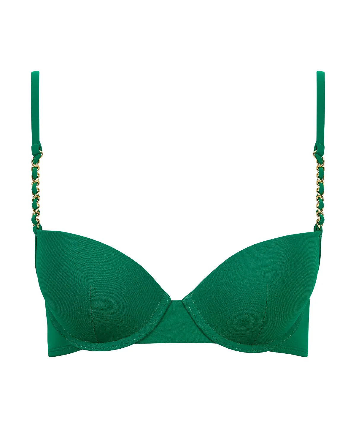 Sparkling Treasure Haut de maillot de bain Push-up coques Palm Green - Image 3