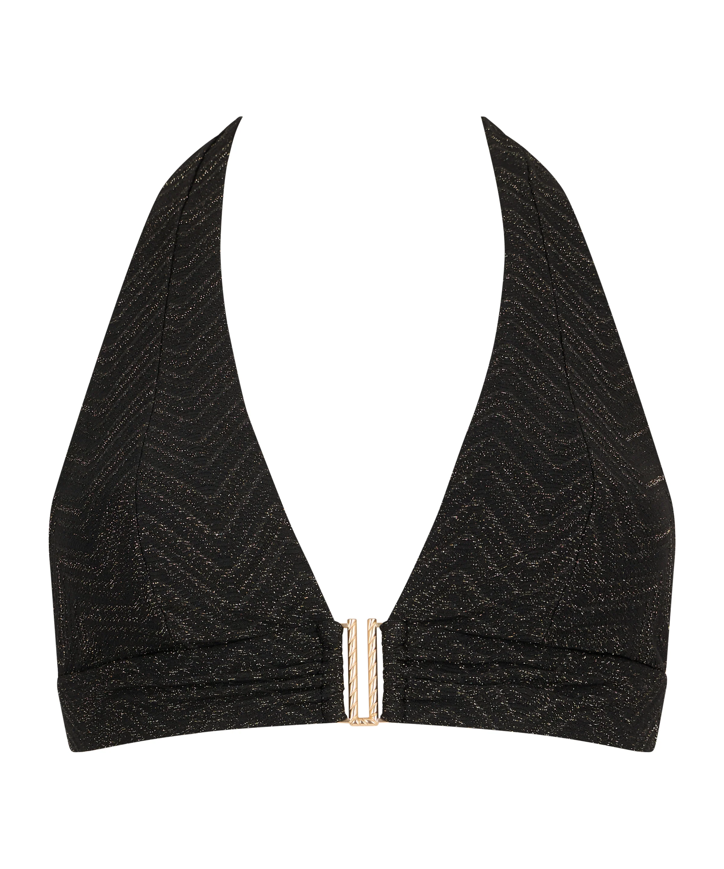 Golden Horizon Haut de maillot de bain Triangle Black - Image 5