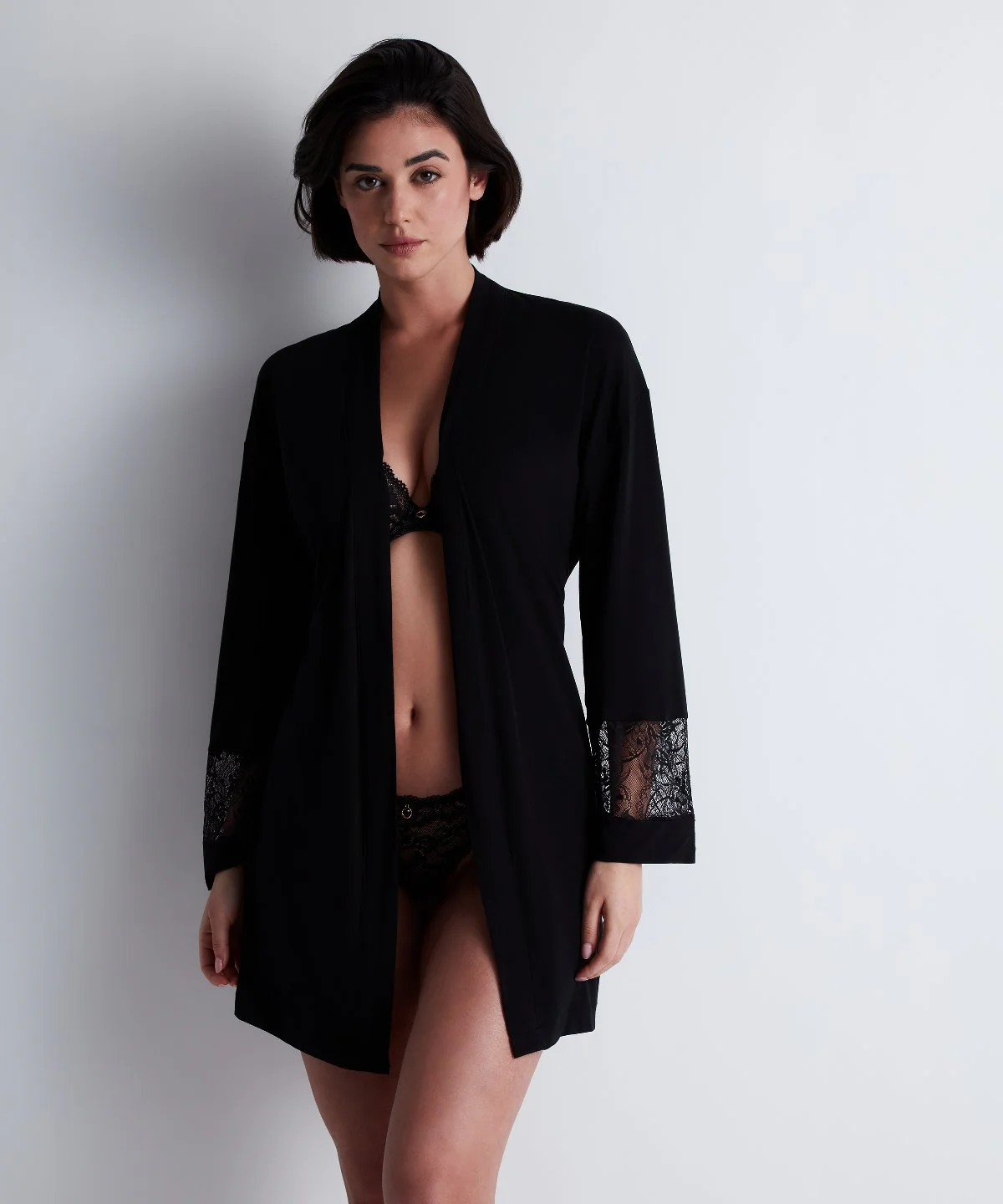 Lazy Days Kimono Noir - Image 5