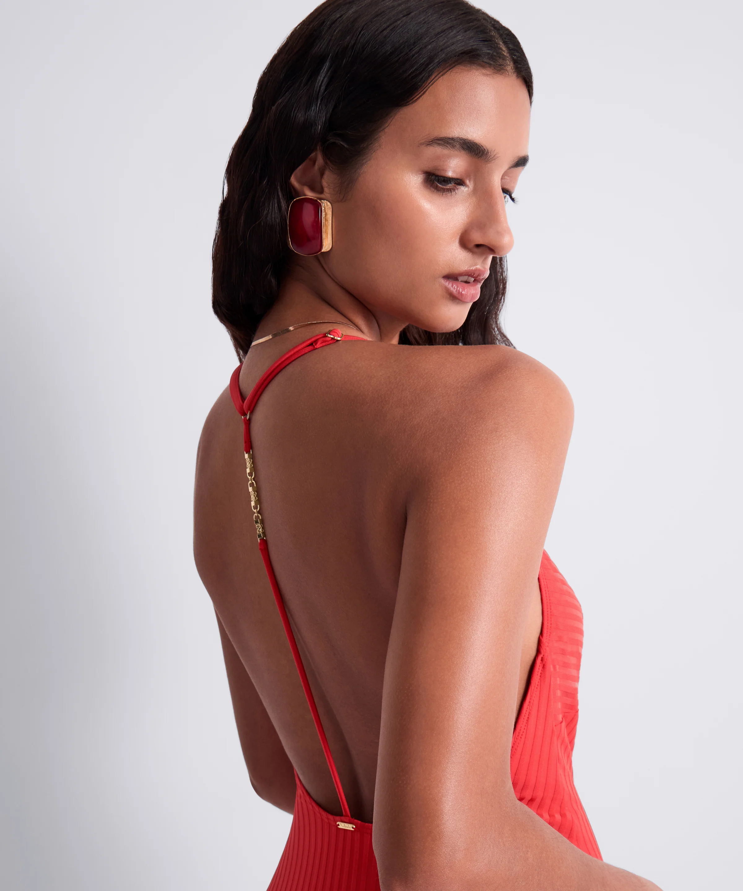 Sun Pop Maillot de bain une pièce Corail - Image 4