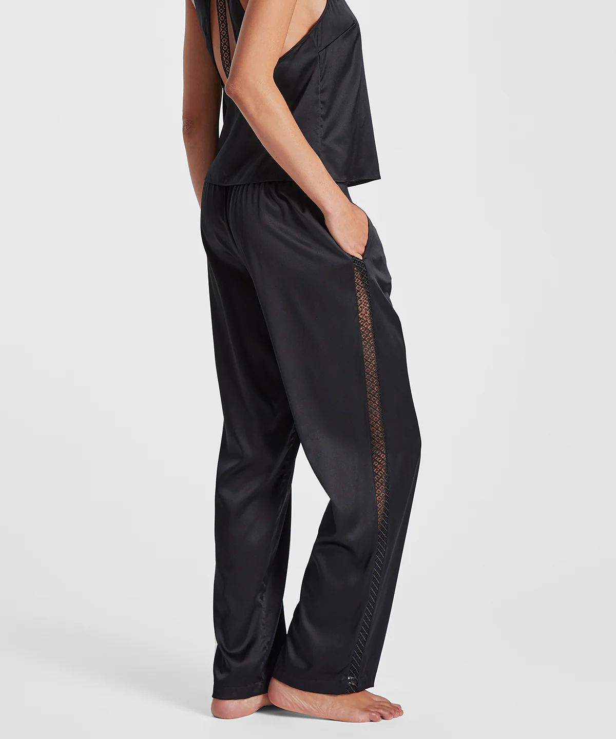 Silk Desire Pantalon Noir - Image 3