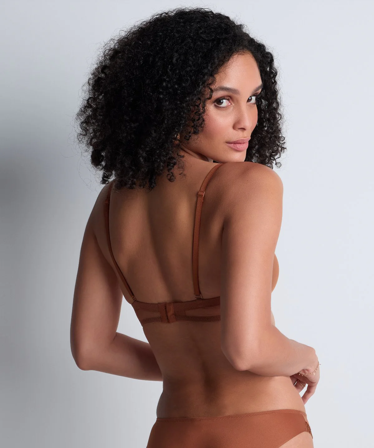 Sheer Emotion Soutien-gorge Bandeau plunge Honey - Image 5