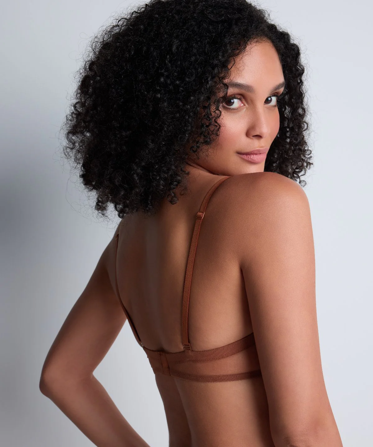 Sheer Emotion Soutien-gorge Bandeau plunge Honey - Image 7