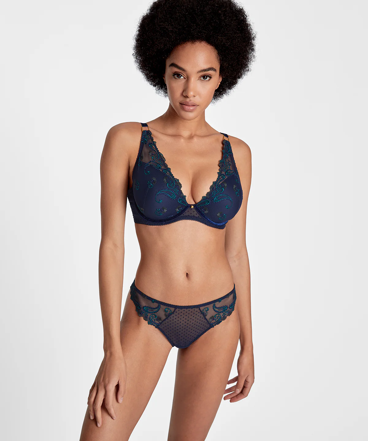 Velvet Memories Soutien-gorge Plunge foulard Twilight - Image 2