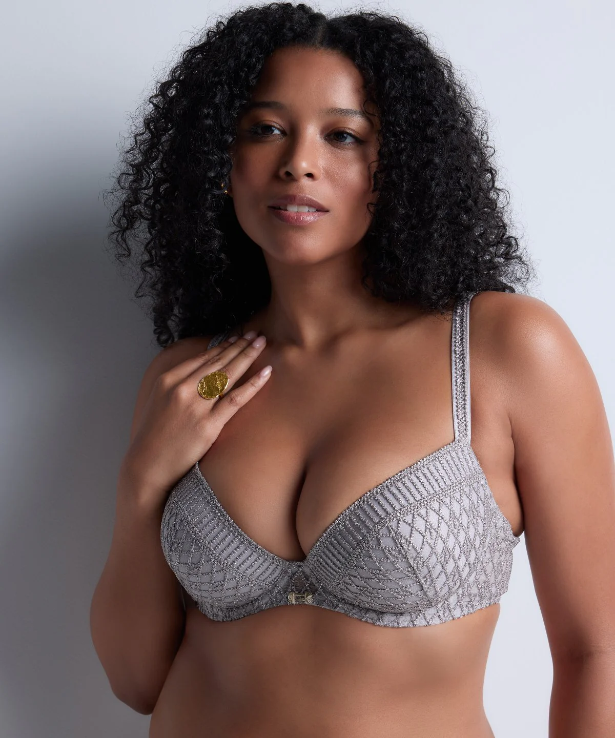 Stardust Dream Soutien-gorge Push-up coques Cosmos Silver - Image 2