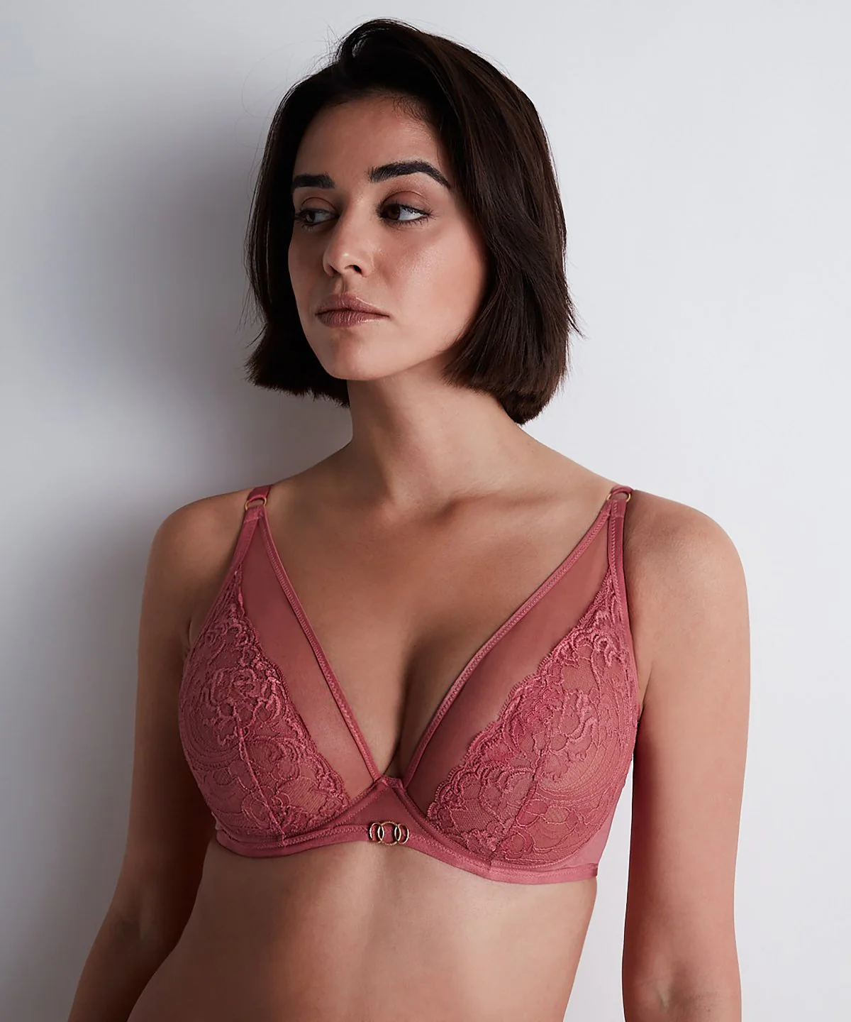 Feeling Myself Soutien-gorge Triangle avec armatures Rosewood - Image 3