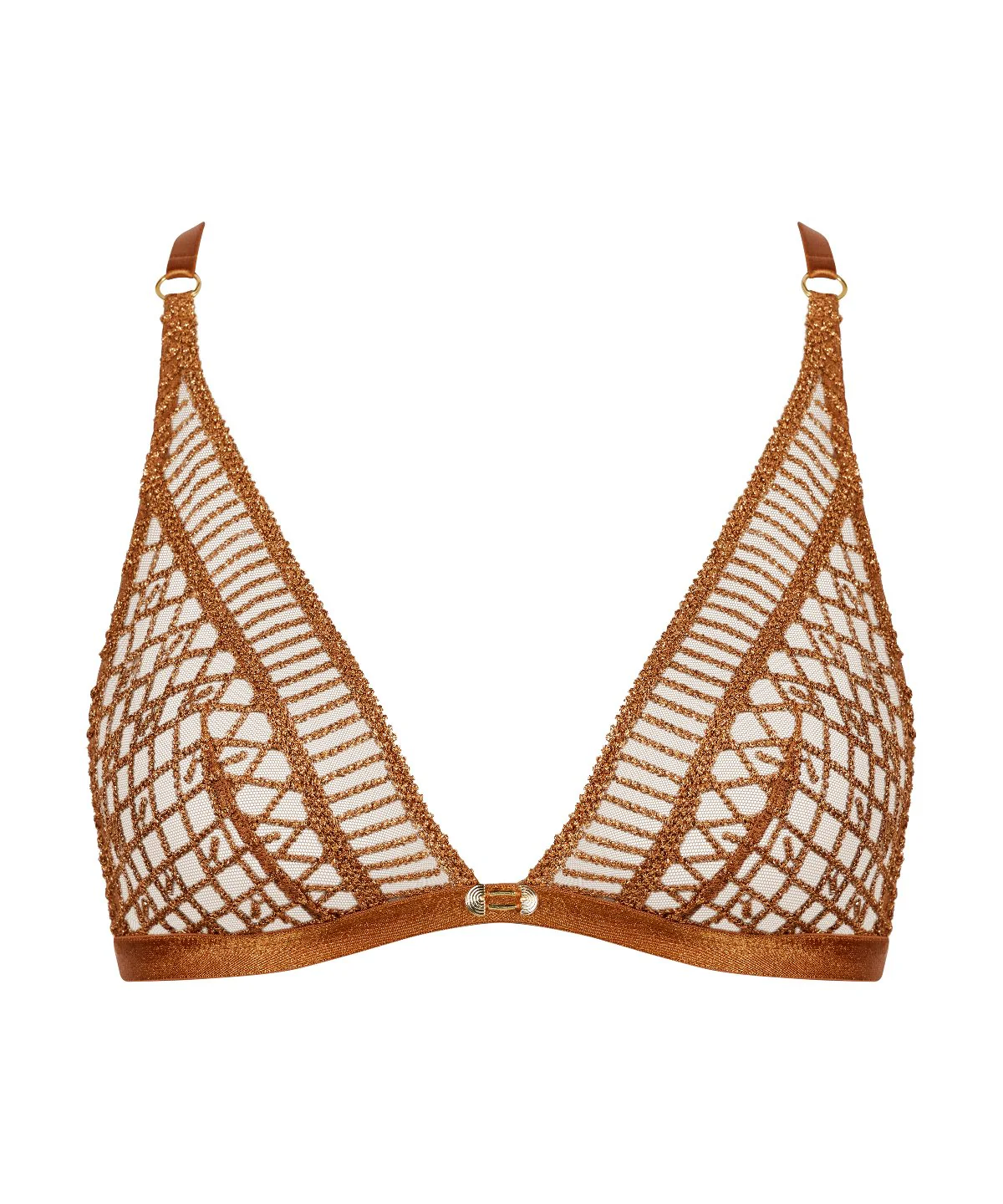 Stardust Dream Soutien-gorge Triangle bralette Amber Gold - Image 3