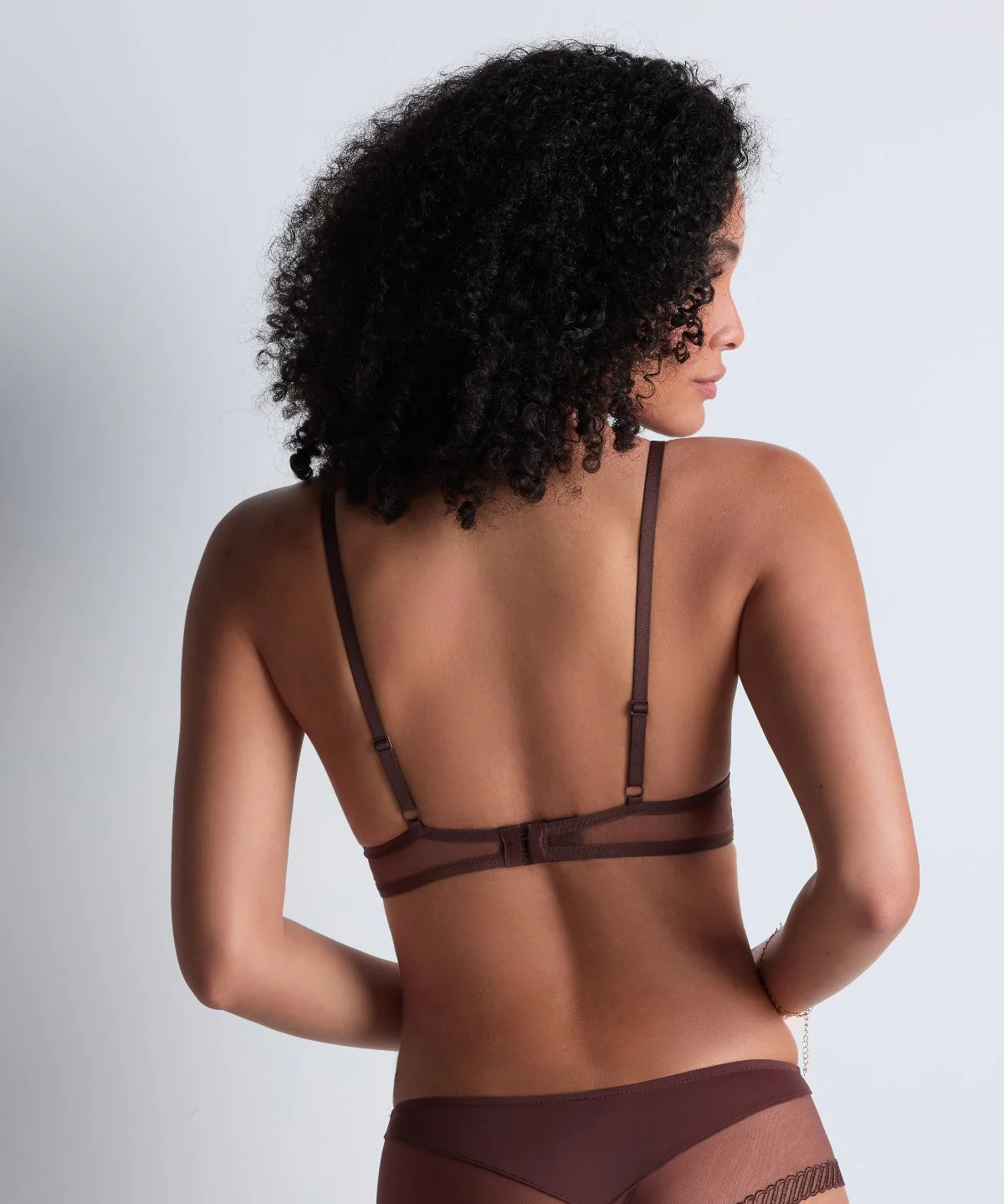 Sheer Emotion Soutien-gorge Triangle Sepia - Image 5