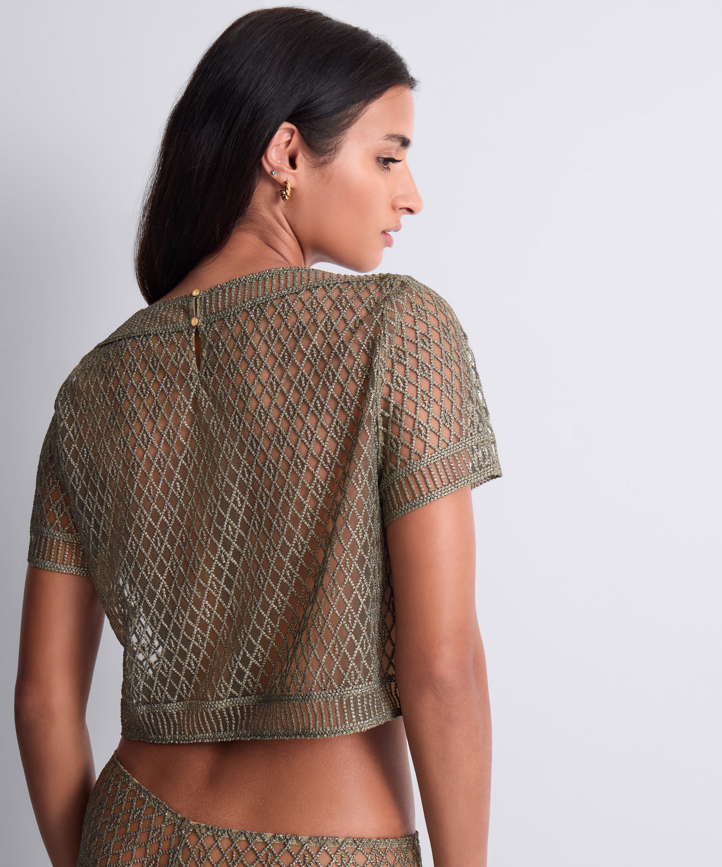 Stardust Dream Top manches courtes Nile Green - Image 4