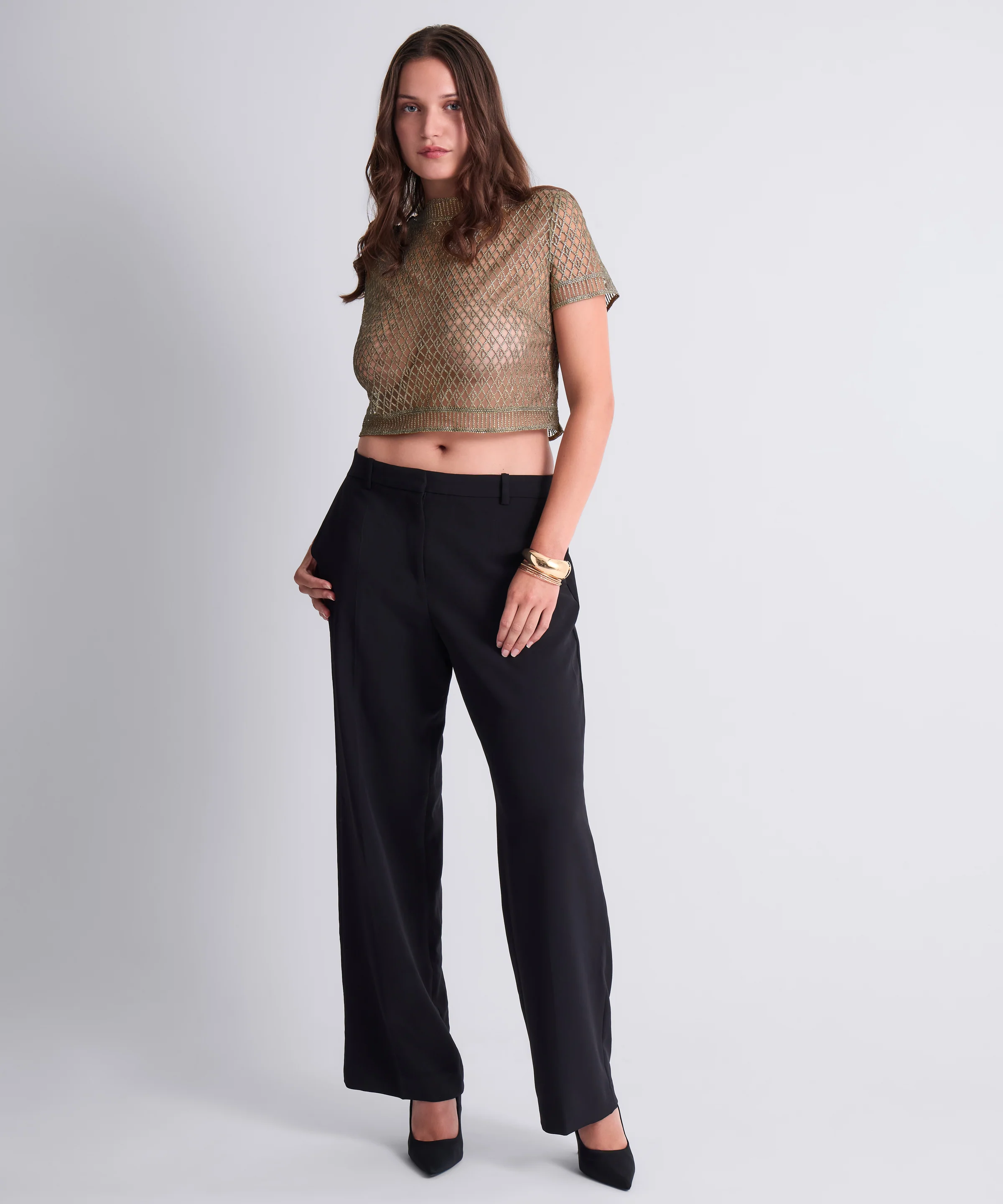 Stardust Dream Top manches courtes Nile Green - Image 6